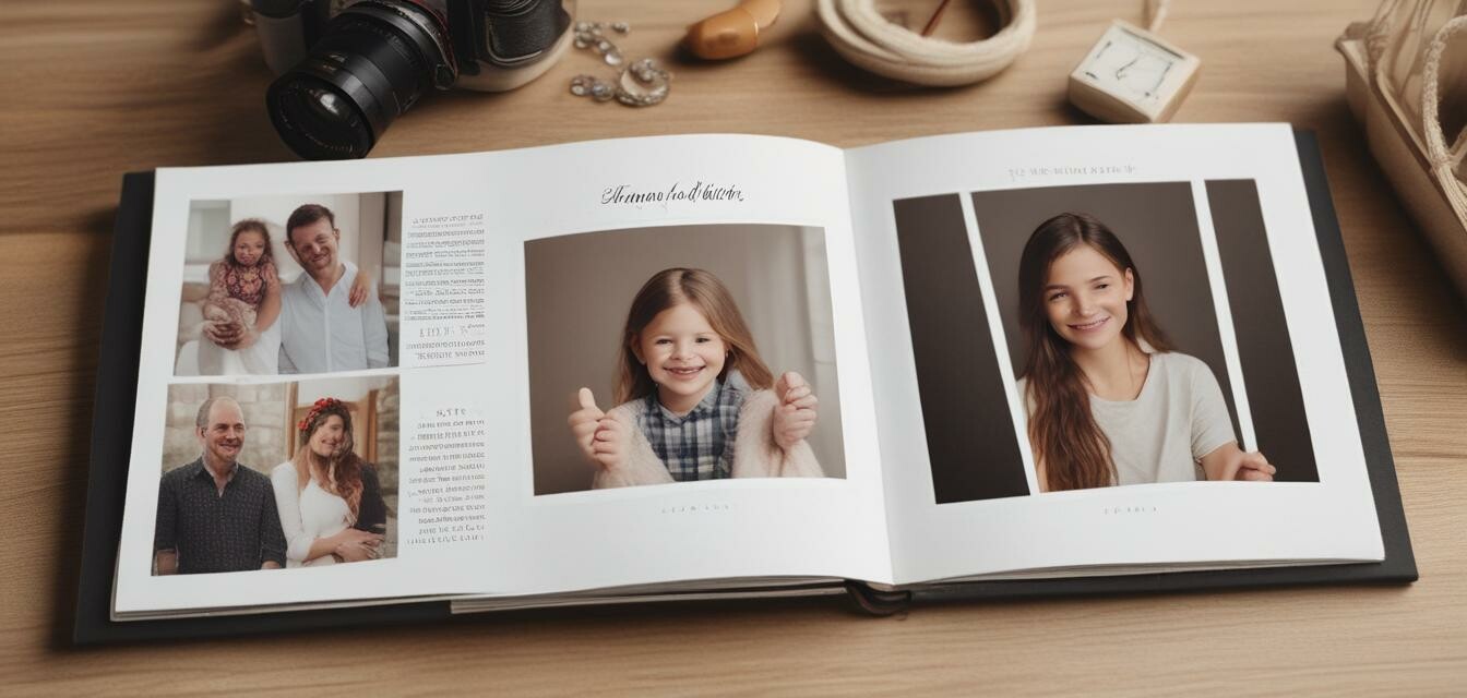 Family Photo Album Layout