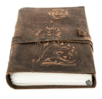 MONTEXOO Wolf Vintage Leather Journal