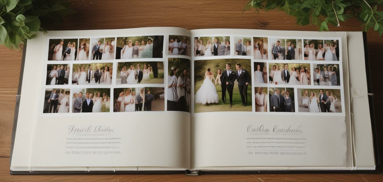 Wedding Photo Album Layout